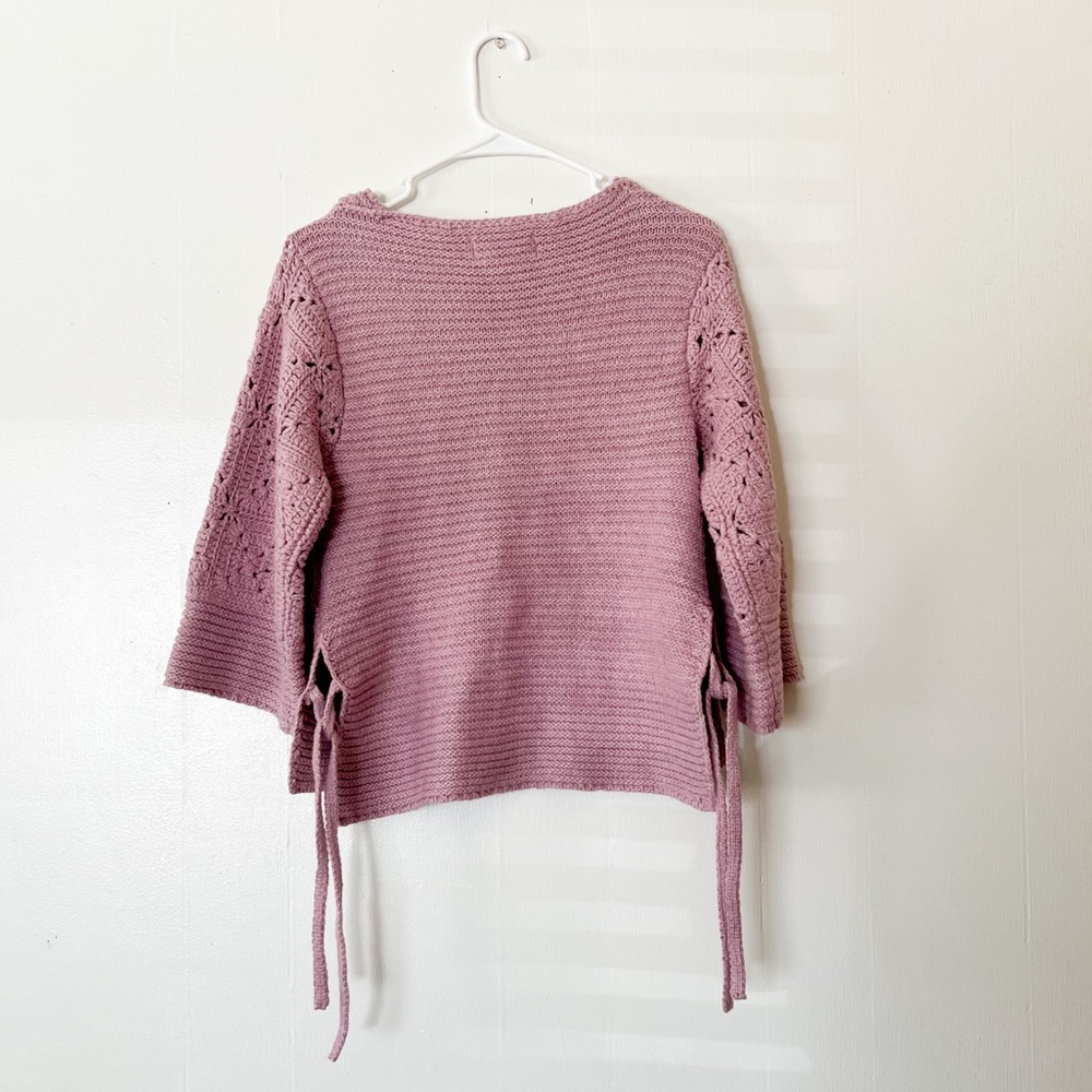 Anthropologie Kora Crochet Pullover Sweater NWOT - Picture 6 of 11
